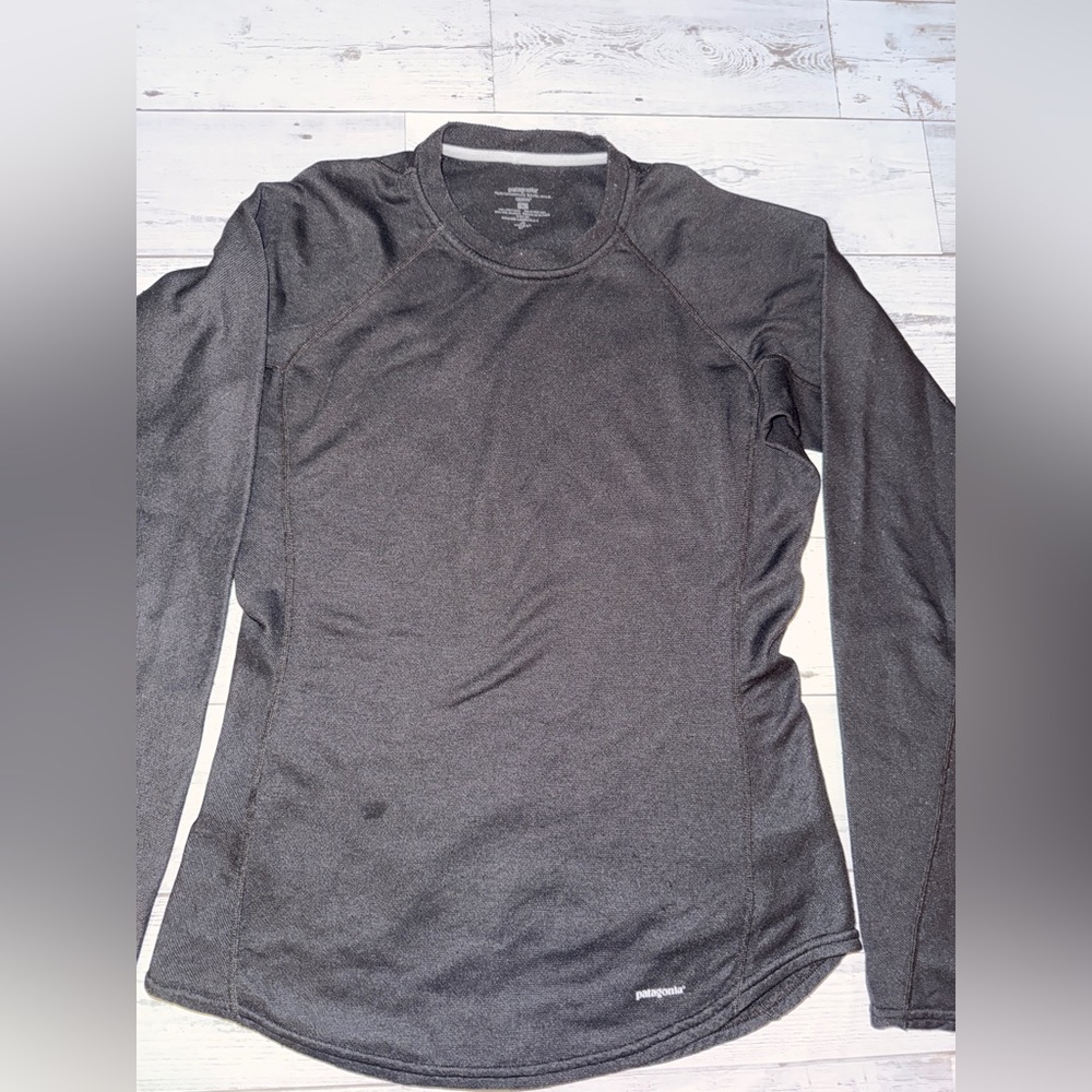 Patagonia Black Long-Sleeve Performance Crew